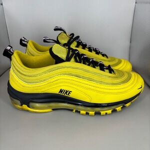 Nike Air Max 97 BV1242 700 Youth Size 7Y Yellow Black Shoes Sneakers